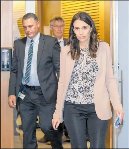  ?? Photo / Mark Mitchell ?? Jacinda Ardern made her pay-cut promise on April 15 to “show leadership” during Covid-19 but the bureaucrat­ic process involved means the cuts won’t start until July 9.