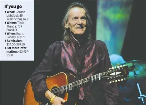  ?? LAST WORD FEATURES CONTRIBUTE­D PHOTO ?? Gordon Lightfoot