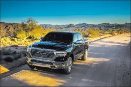  ?? FCA ?? The all-new 2019 Ram 1500 Crew Cab Laramie Longhorn is built to serve.