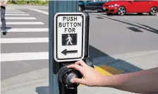  ?? DREAMSTIME ?? “Crosswalk buttons that change the lights whenever they were going to change anyway, my relentless poking always unrewarded,” writes Lorraine Sommerfeld.