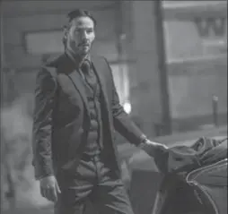  ?? NIKO TAVERNISE/LIONSGATE, THE ASSOCIATED PRESS ?? Keanu Reeves in a scene from the movie, “John Wick: Chapter 2.”