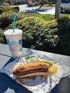  ?? TIMES/TNS AMY WONG / LOS ANGELES ?? Sam’s Club recently reduced the price of its hot dog combo to $1.38.