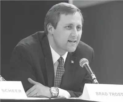  ?? TAYLOR HERMISTON / POSTMEDIA NEWS FILES ?? Conservati­ve Party leadership candidate Brad Trost.