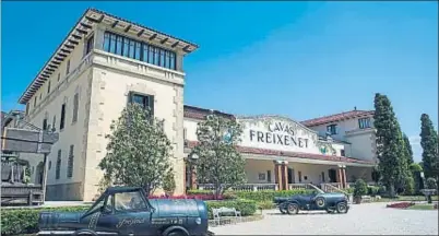  ?? LLIBERT TEIXIDÓ / ARXIU ?? Freixenet, el primer productor de cava d’Espanya, factura 529 milions d’euros a l’any