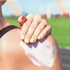  ?? MYKOLA SOSIUKIN/GETTY IMAGES ?? A report says 78 sunscreen and after-sun care products contain benzene, a chemical known to cause cancer.