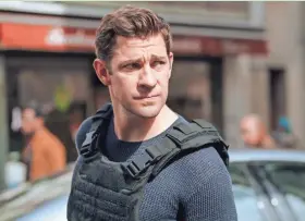  ?? ASSOCIATED PRESS ?? This image released by Amazon shows John Krasinski in a scene from “Tom Clancy’s Jack Ryan.”