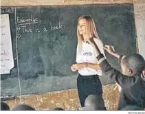  ?? INSTAGRAM ?? La modelo ha fundado una escuela en Tanzania.