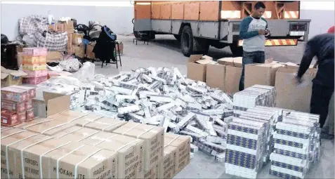  ?? PHOTO: SUPPLIED ?? Companies in Paraguay and the United Arab Emirates produce tens of billions of cigarettes each year, the vast majority of which are smuggled into other nations.