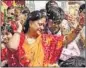  ??  ?? Congress candidate from Jhalrapata­n Meenakshi Chandrawat (left) and BJP candidate Vasundhara Raje. HT PHOTOS