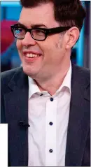  ??  ?? ‘NONSENSE’: Richard Osman and the offending tweet, left