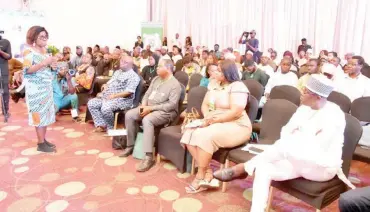  ?? ?? Cross section of participan­ts at the 18th Wole Soyinka awards for investigat­ive reporting in Abuja on Saturday