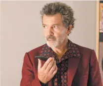  ?? PHOTOS COURTOISIE ?? Antonio Banderas tient le rôle principal dans le film de Pedro Almodovar, Douleur et gloire.