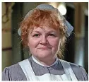  ?? ?? Stirring...Lesley as Mrs Patmore