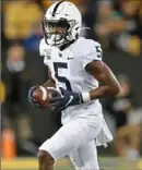  ?? Associated Press ?? Junior Jahan Dotson leads a unit that many experts see as the Nittany Lions’ weakest link.