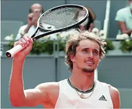  ?? EFE ?? Alexander Zverev persigue en Madrid su cuarto Masters 1.000