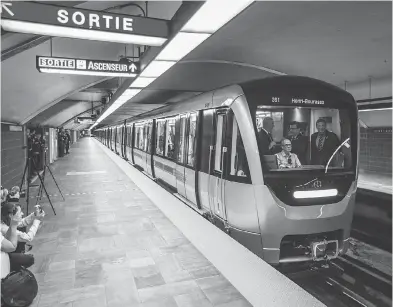  ?? DARIO AYALA / POSTMEDIA NEWS FILES ?? Bombardier-alstom has won a $448-million contract to build more Azur metro cars for Montreal’s subway system.