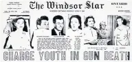  ?? BIBLIOASIS ?? The spree killings from June 1966 made front-page news in the Windsor Star.