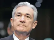  ?? PHOTO: AP ?? Jerome Powell’s comments have fuelled market speculatio­n of the Fed raising US interest rates four times this year.