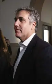  ?? ARKIVBILD: YUKI IWAMURA ?? Trumps tidigare advokat Michael Cohen.