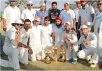  ?? Supplied photo ?? Mirza Welkin tamed UAE Lions by 73 runs. —