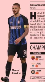  ??  ?? Mauro Icardi AP