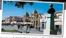  ??  ?? STRETCH THE LEGS: Art Nouveau buildings along the Viareggio seafront promenade