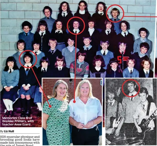  ??  ?? Memories: Class 10 of Hoylake Primary, with teacher Anne Ezard