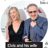  ??  ?? Elvis and his wife Diana Krall in 2016