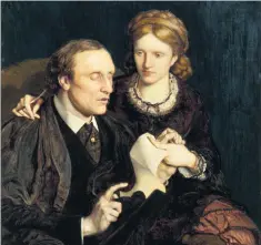  ??  ?? Ford Madox Brown’s portrait of Henry and Millicent Fawcett (1872)