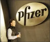  ?? THE ASSOCIATED PRESS ?? Pfizer is buying biopharma company Medivation in a deal valued at about $14 billion. Medivation Inc.’s stock soared more than 19 percent in trading Monday.