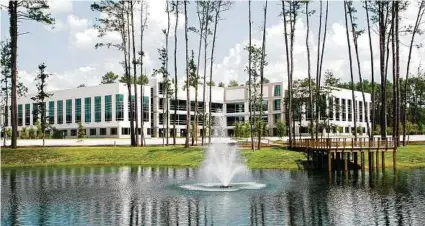  ?? Stream Realty Partners ?? Linde Engineerin­g signed a renewal for 120,454 square feet in the Sierra Pines I office building in The Woodlands.