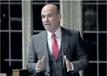  ?? THE CANADIAN PRESS FILES ?? Male MPs must help to usher in a culture change on Parliament Hill and combat sexual misconduct, says NDP MP Nathan Cullen, who is looking to work with colleagues of all stripes to address inappropri­ate behaviour.