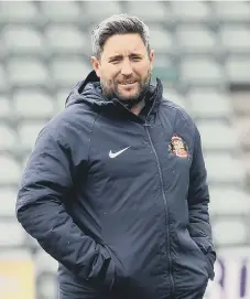  ??  ?? Sunderland head coach Lee Johnson.