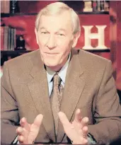  ?? MARTY LEDERHANDL­ER/AP 2001 ?? Roger Mudd, who died Tuesday, covered Congress, elections and political convention­s and was a frequent anchor and contributo­r to specials.