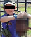  ?? PHOTO: TWITTER ?? Sydney boy holds up a severed head