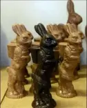  ?? Pittsbrugh Post-Gazette ?? Chocoalte bunnies remind us all of Easter.