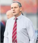  ??  ?? Cautious Accies chief Allan Maitland