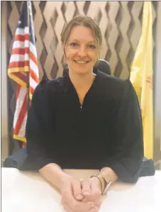  ?? FILE PHOTO ?? Taos Magistrate Judge Sara Blankenhor­n is the head of the new Family Violence Court for Taos County.