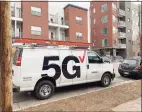  ?? Contribute­d photo ?? Installing Verizon 5G Home doesn’t require a visit from one of the technician­s, according to company officials. One of the company’s vans is shown here.