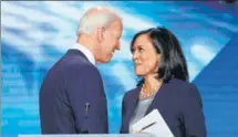  ?? AP FILE ?? Joe Biden and then-candidate Kamala Harris at an event in 2019.