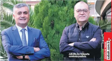  ??  ?? Adil Gür, İsa Tatlıcan’ın sorularını yanıtladı.