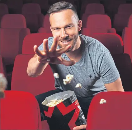  ?? Picture Andrew Cawley ?? Scott Vickers in Cineworld, Glasgow where his directoria­l debut will be screened