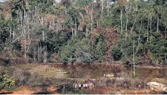  ?? NACHO DOCE/REUTERS-5/8/2017 ?? Ameaça. Em uma década, desmatamen­to induzido pela atividade atingiu 11.670 km2