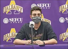  ?? Lori Van Buren / Albany Times Union ?? Antonio Rizzuto, Ualbany’s team captain, has started 42 of 61 career games for the Danes and is known as a a top defender.