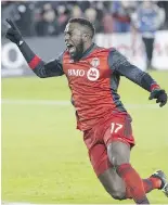  ?? CRAIG ROBERTSON FILES ?? Toronto FC forward Jozy Altidore scored in the 65th minute.