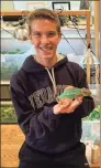  ?? Contribute­d photo ?? Nicholas Agresti, 15, is racking up chameleon sales online.