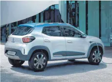  ??  ?? Der Renault K-ZE – hier als seriennahe Studie – soll 2019 in China auf den Markt kommen, später dann aber auch in Europa die Elektromob­ilität erschwingl­icher machen.
