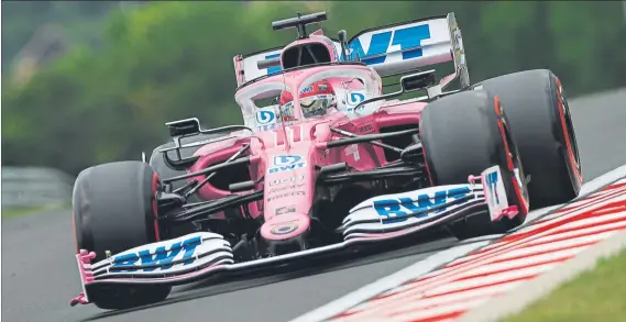  ?? FOTO: AP ?? Renault presentó tras el GP de Estiria una queja a la FIA por los conductos de freno del Racing Point, que podrían ser iguales a los del Mercedes de 2019, como gran parte del coche