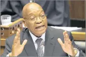 ??  ?? President Jacob Zuma when he re-appointed Pravin Gordhan to stabilise the National Treasury.