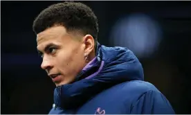  ??  ?? Dele Alli said he had let himself down and Tottenham after posting the video on Snapchat. Photograph: John Walton/PA